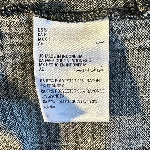 Women's S BAR lll Plaid/Herringbone Blazer Black White Open Style - Picture 7 of 8